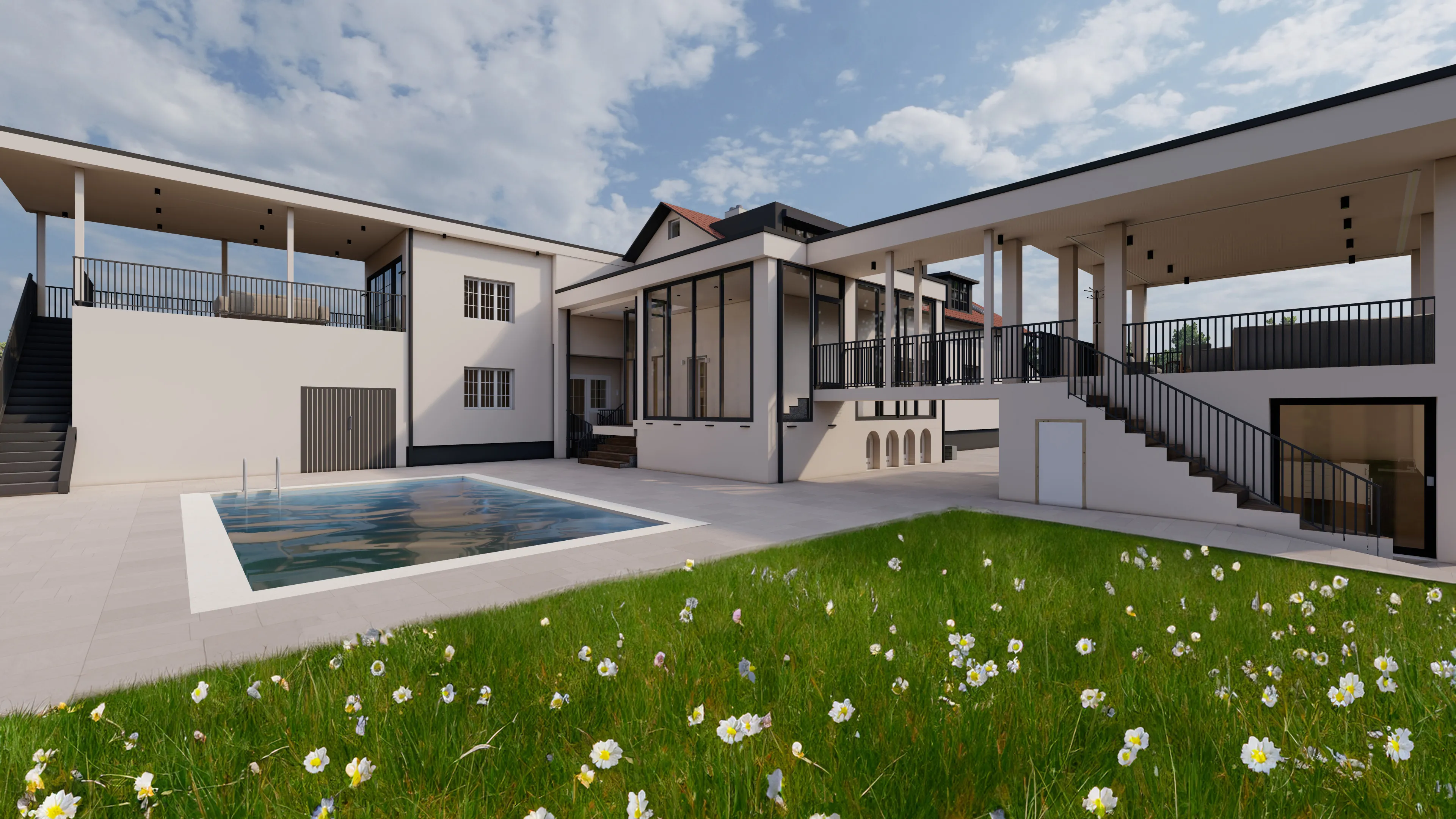 SOUKROMÝ RODINNÝ DŮM — Jižní Čechy — RA DESIGN