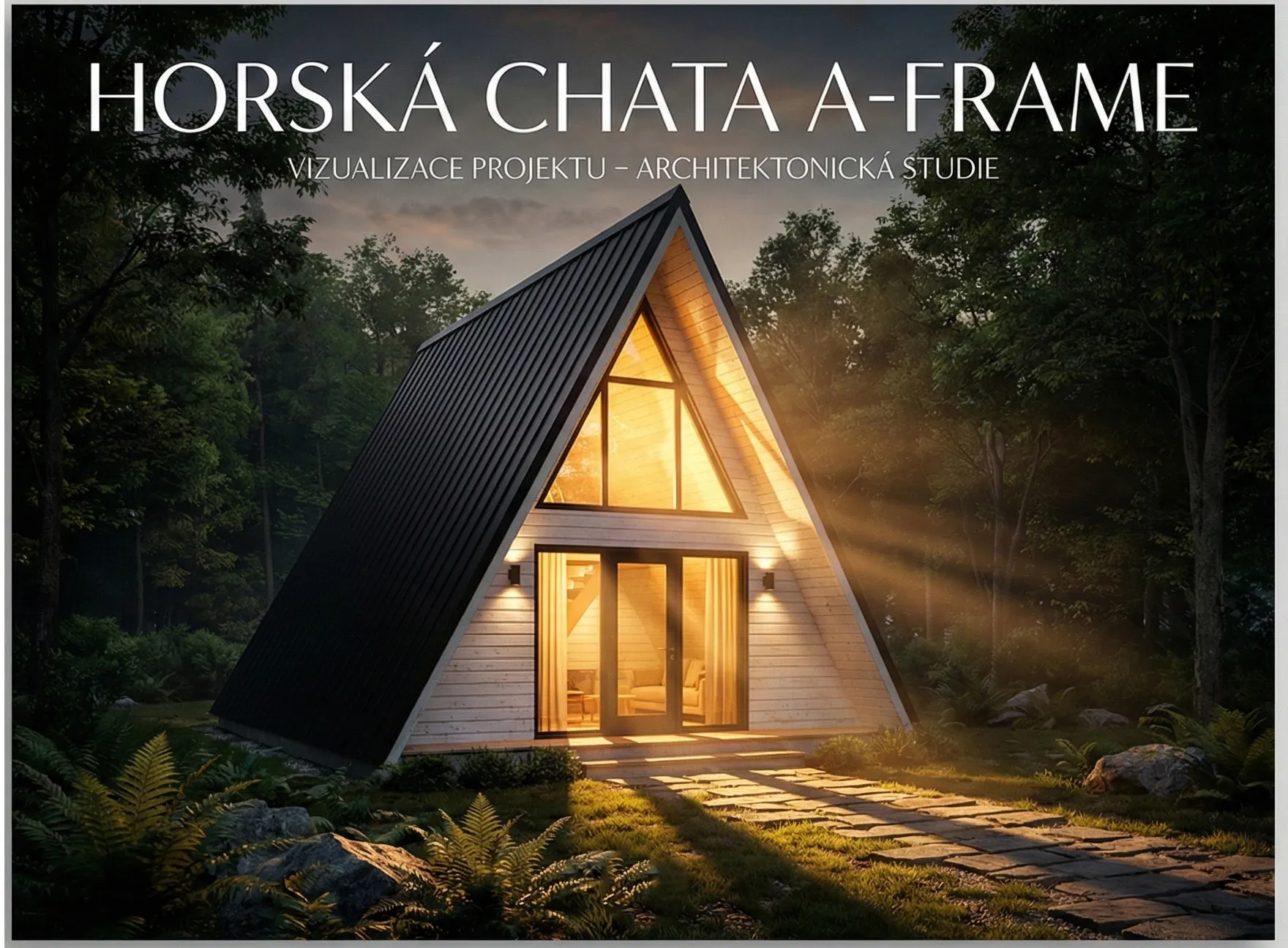 A-FRAME CHALET — Šumava / Mountains — RA DESIGN