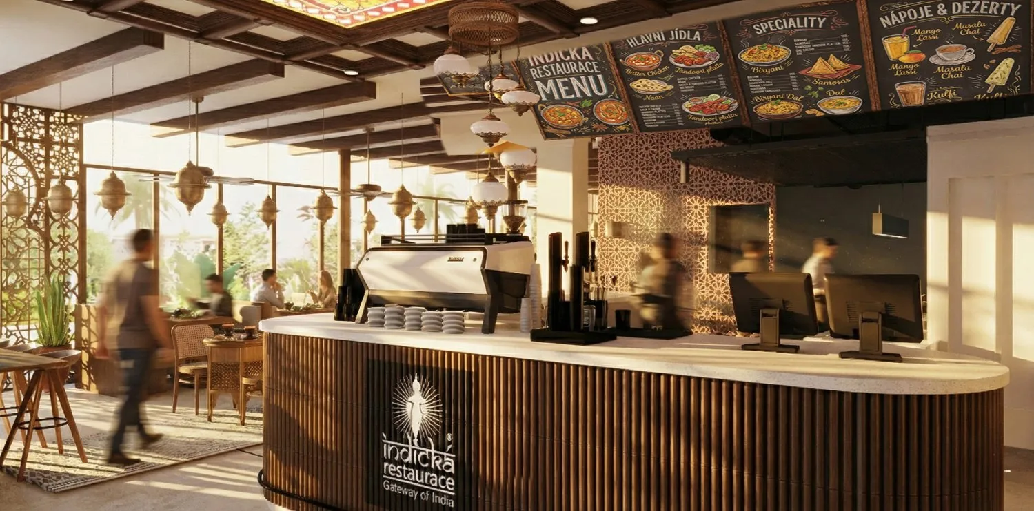 INDICKÁ RESTAURACE — České Budějovice — RA DESIGN
