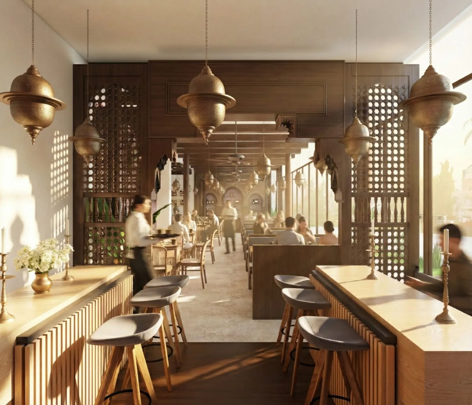 INDICKÁ RESTAURACE — České Budějovice — RA DESIGN