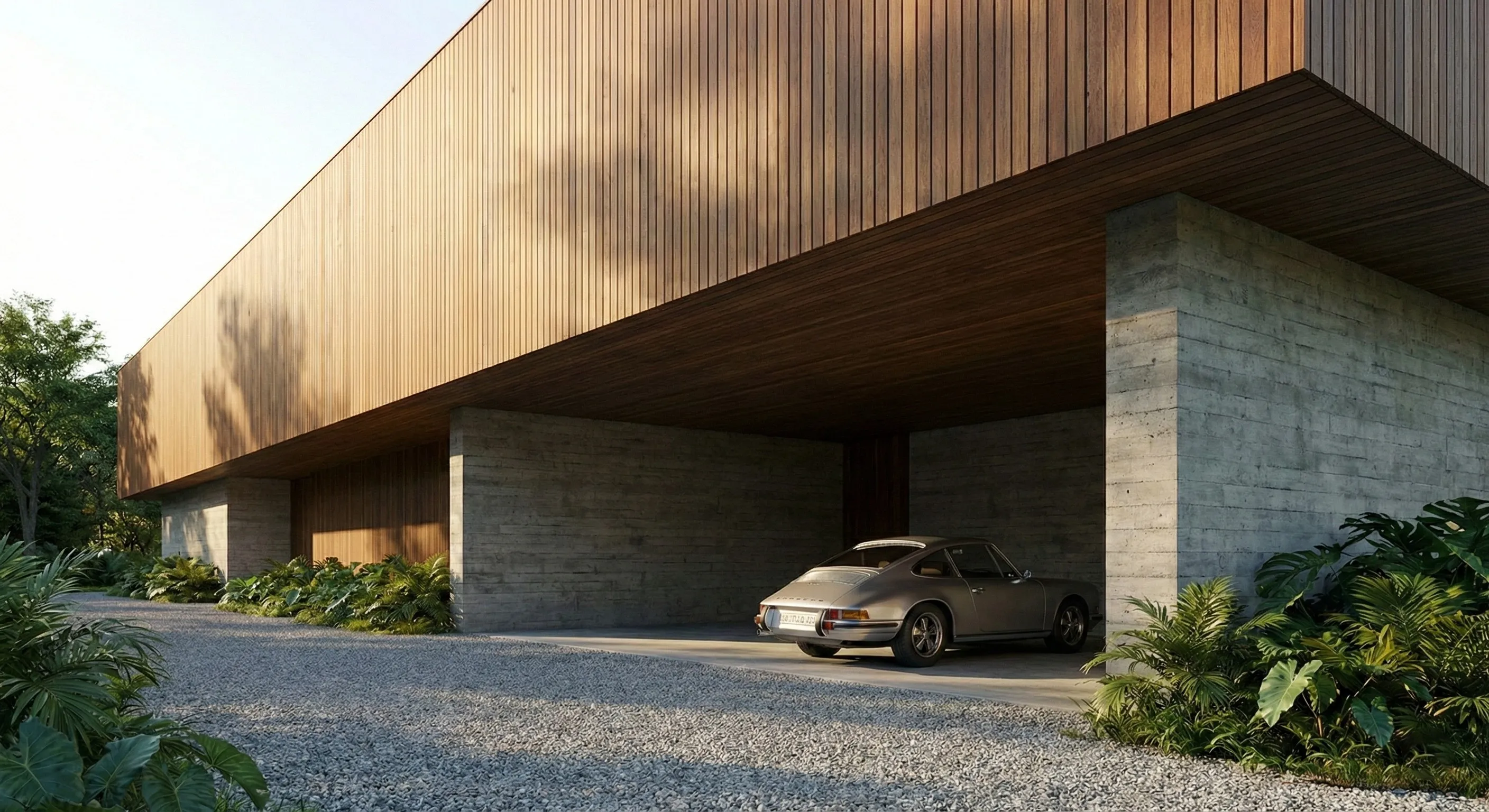 RIVERSIDE RESIDENCE — Riverside Forest Setting — RA DESIGN