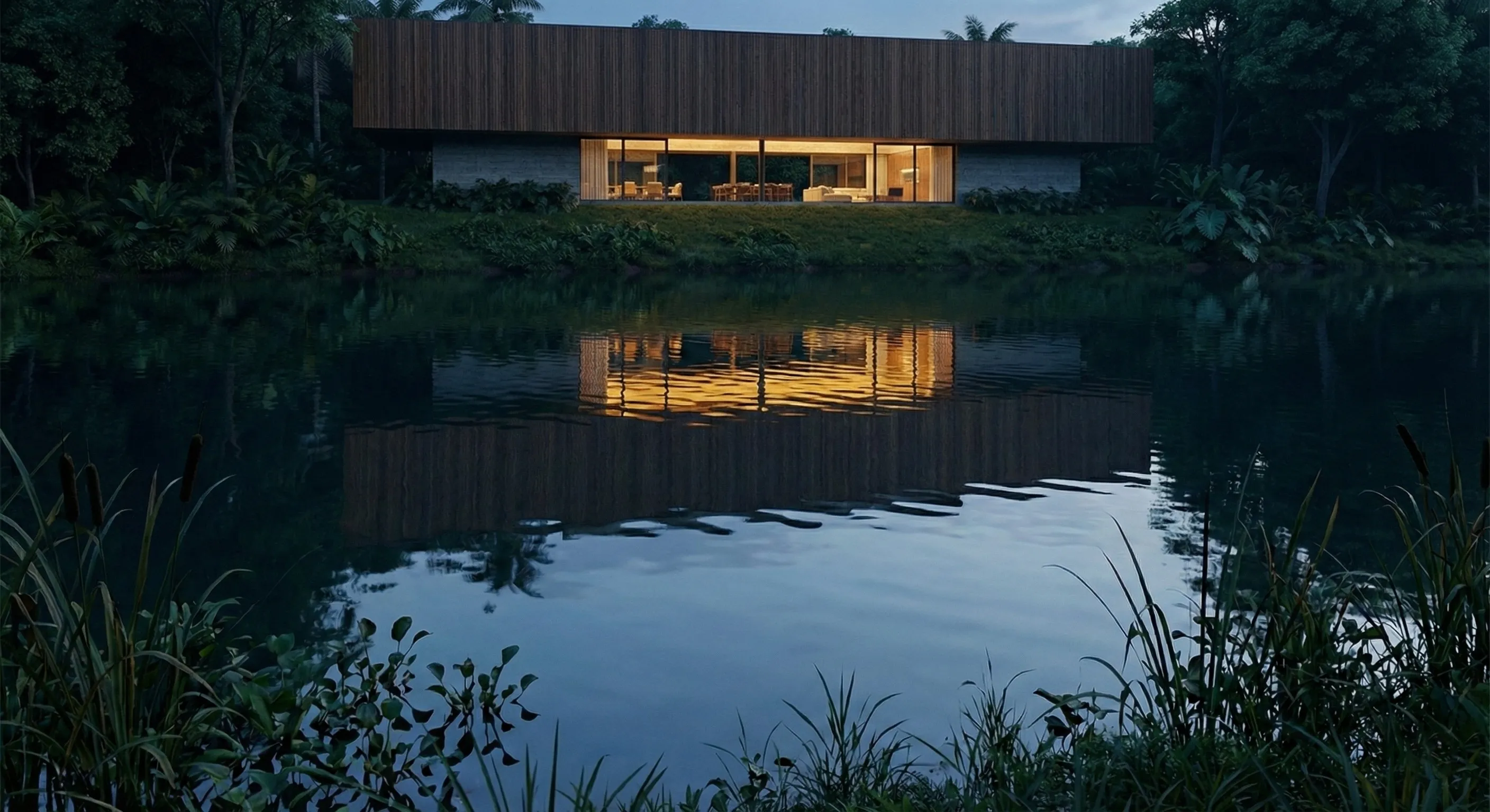 RIVERSIDE RESIDENCE — Riverside Forest Setting — RA DESIGN
