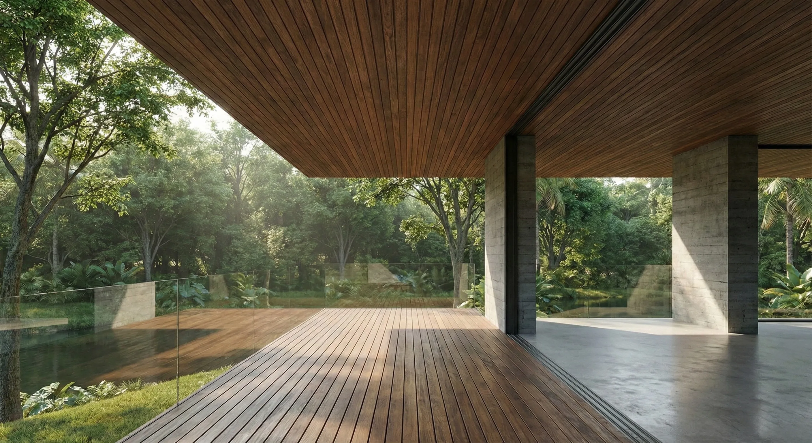 RIVERSIDE RESIDENCE — Riverside Forest Setting — RA DESIGN